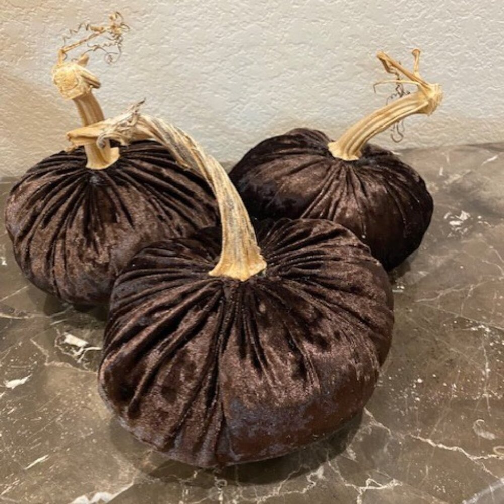 Velvet Pumpkins